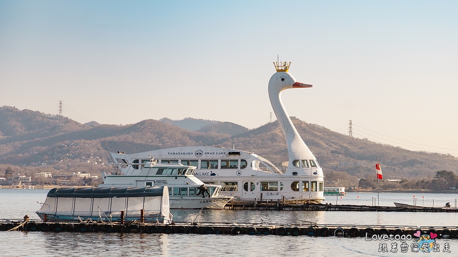 山中湖天鵝船